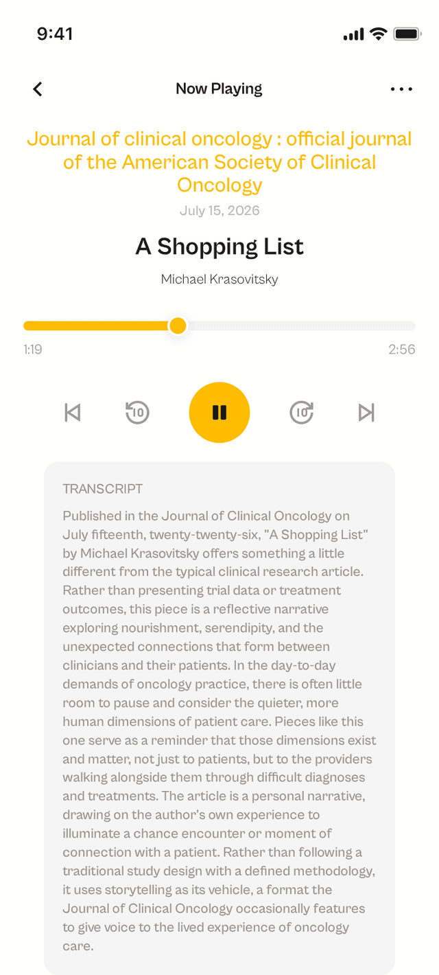 oslr App Interface