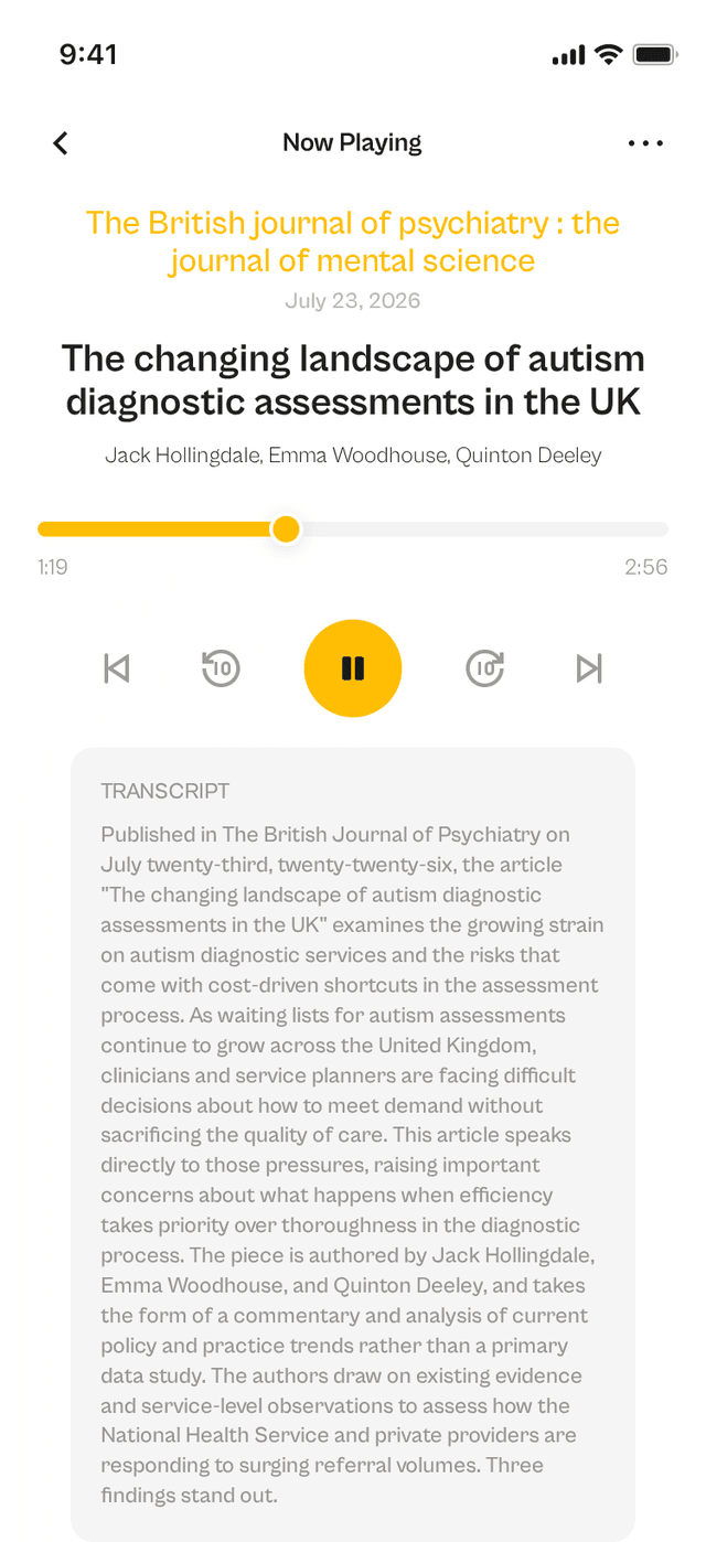 oslr App Interface