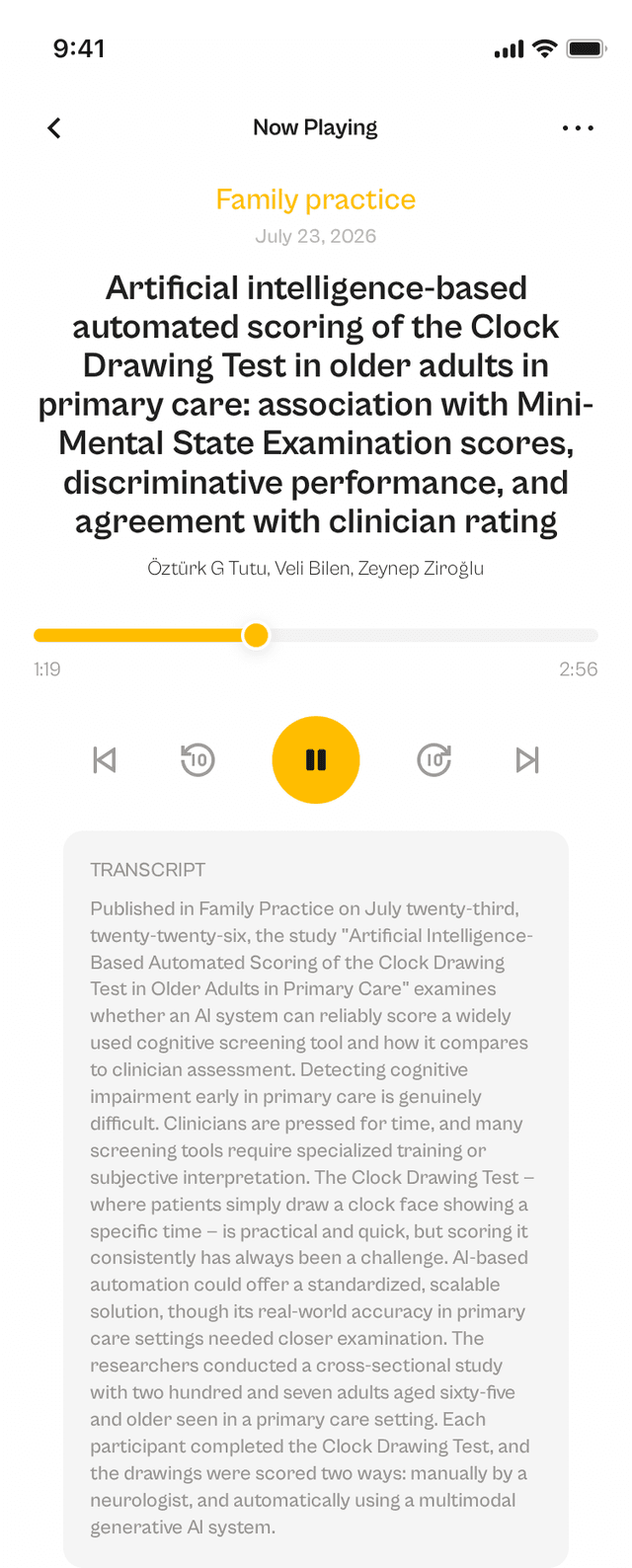 oslr App Interface
