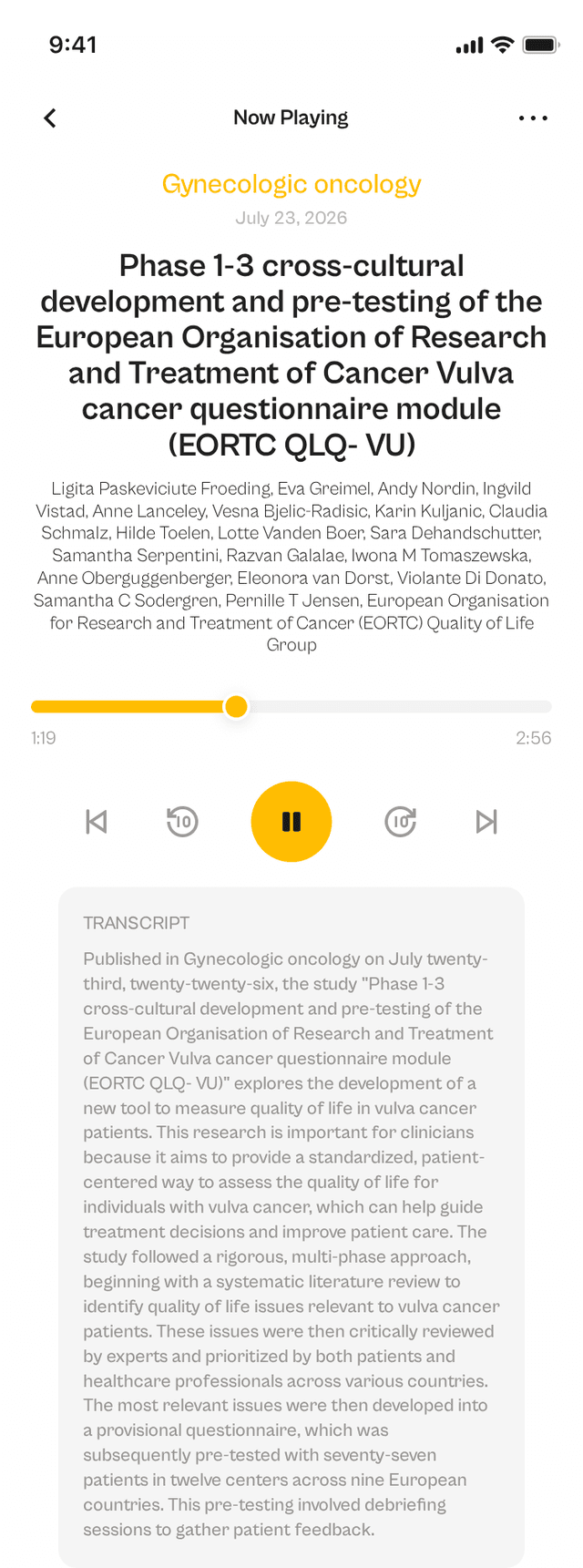 oslr App Interface