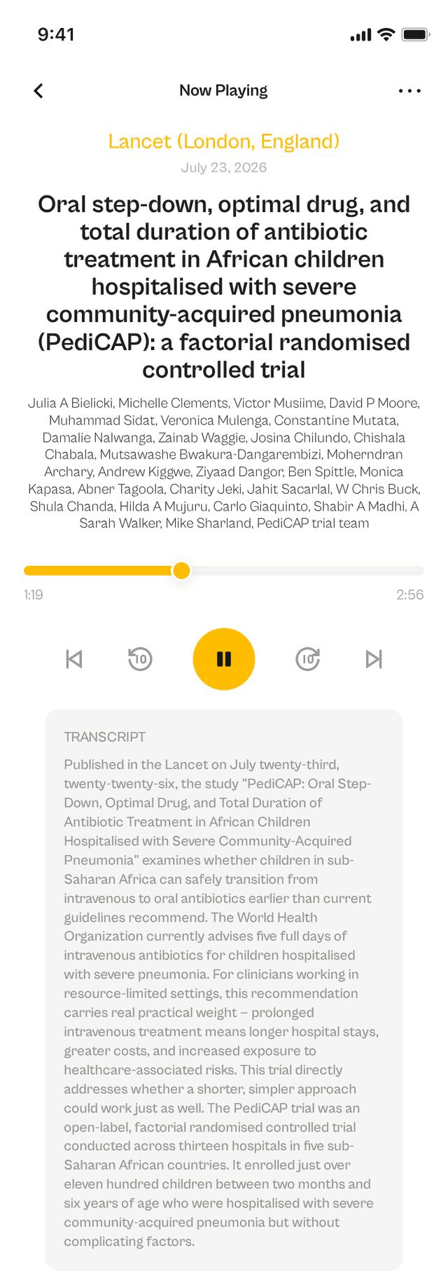 oslr App Interface