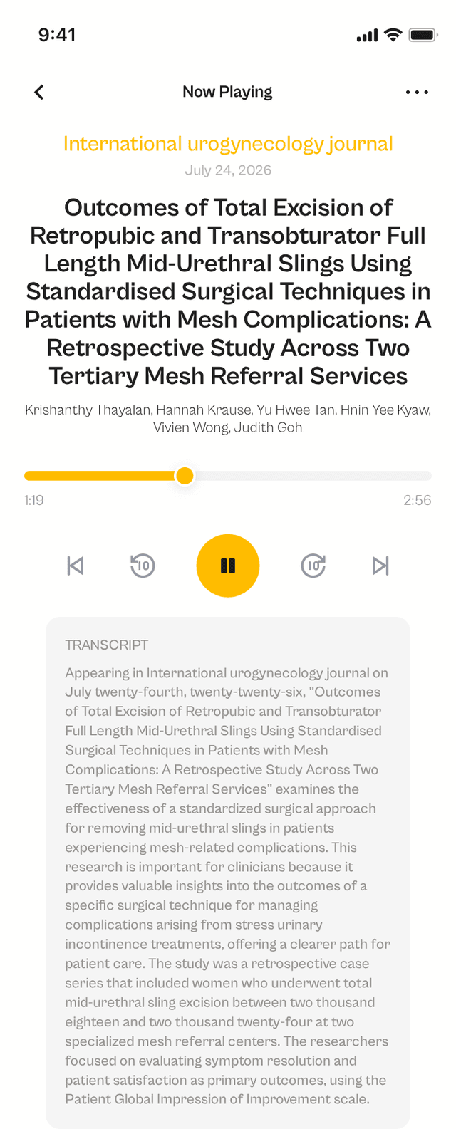 oslr App Interface