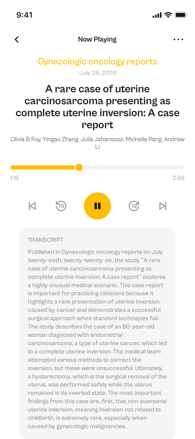 oslr App Interface