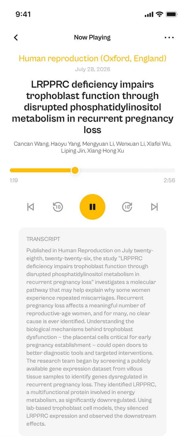 oslr App Interface
