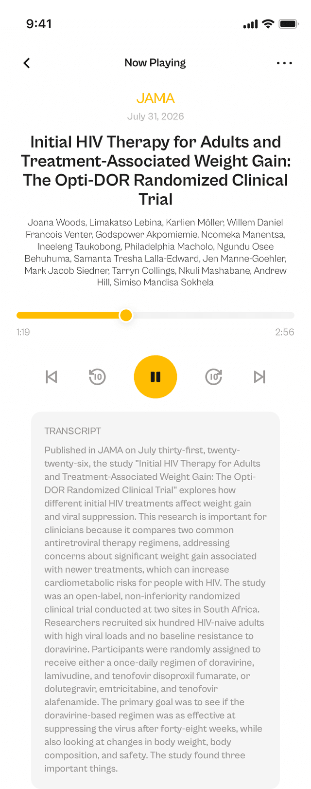oslr App Interface