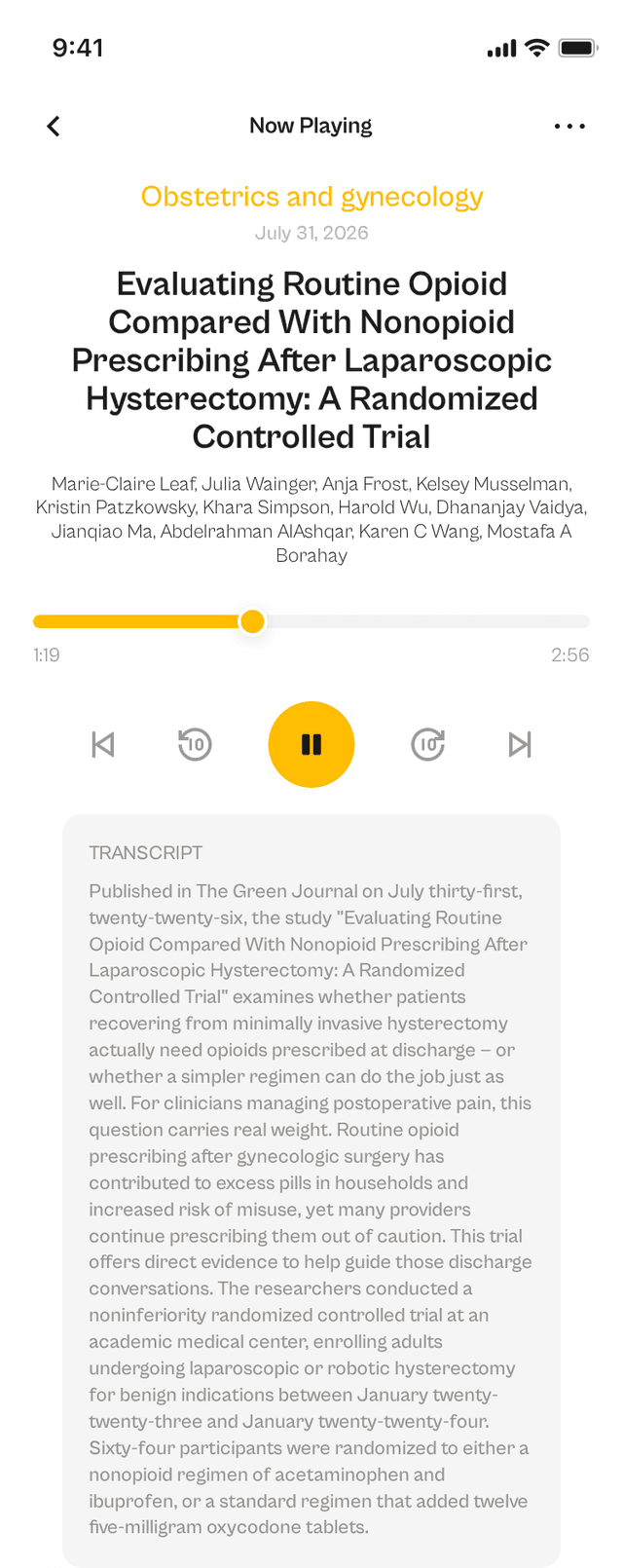 oslr App Interface