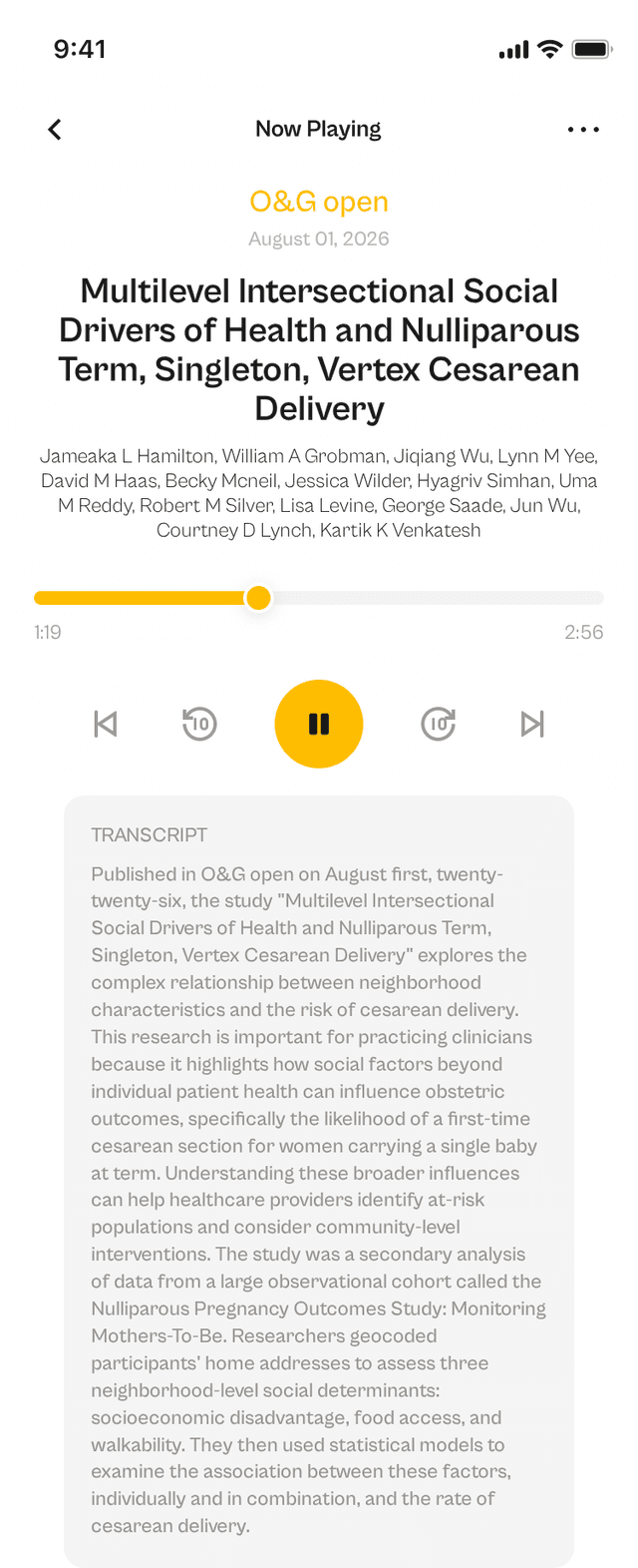oslr App Interface
