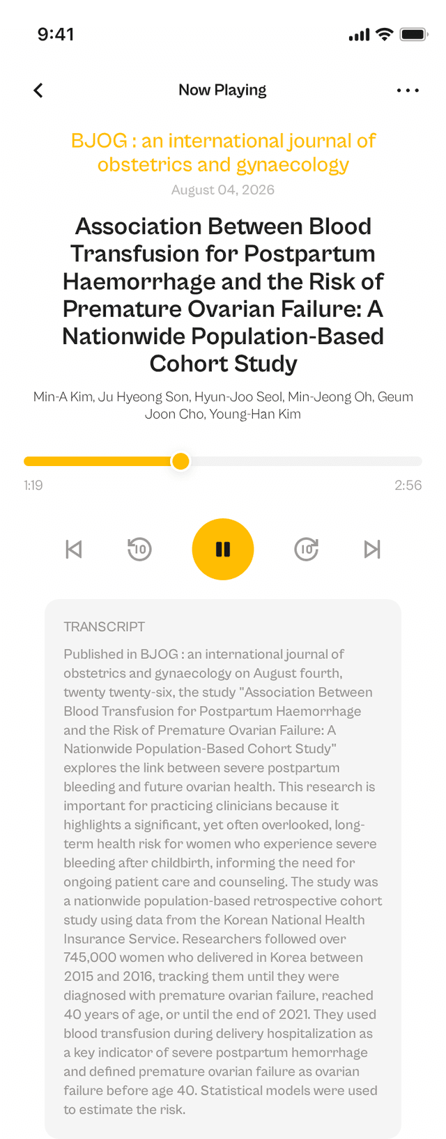 oslr App Interface
