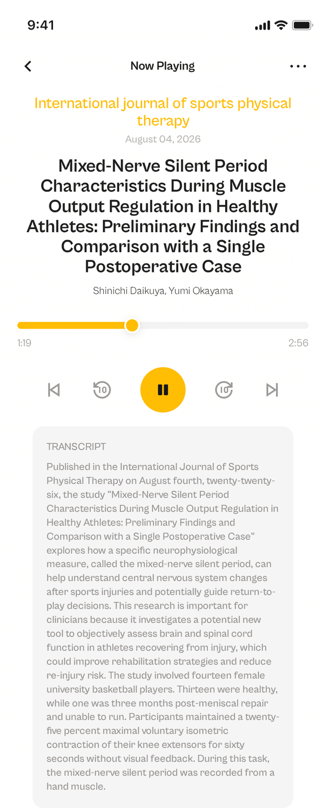 oslr App Interface