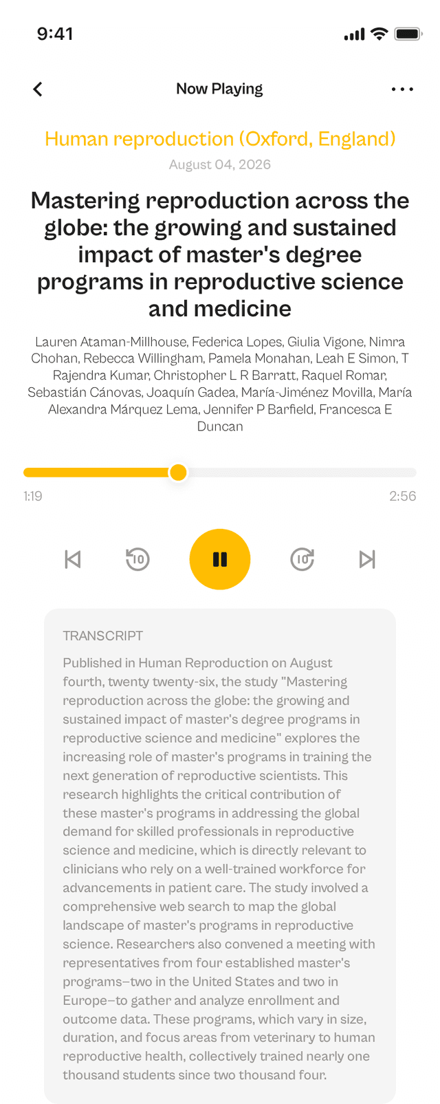oslr App Interface