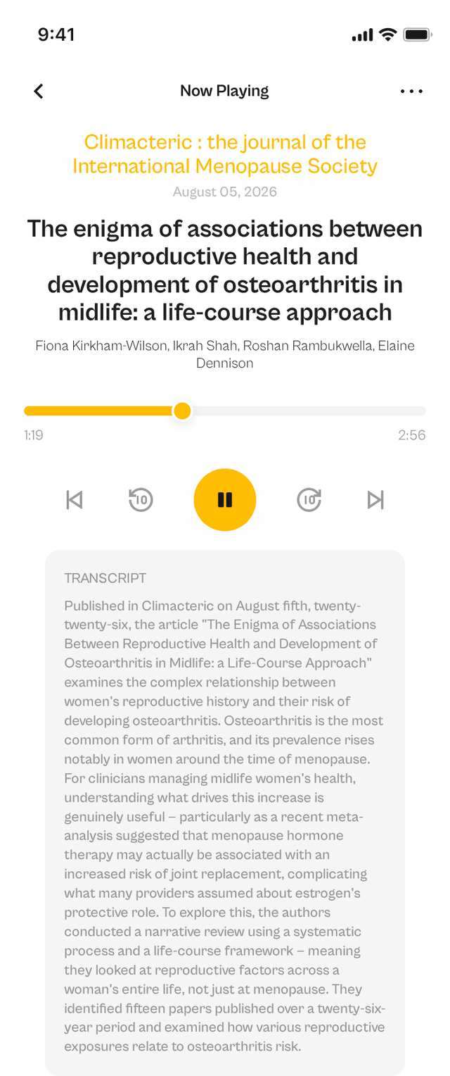oslr App Interface