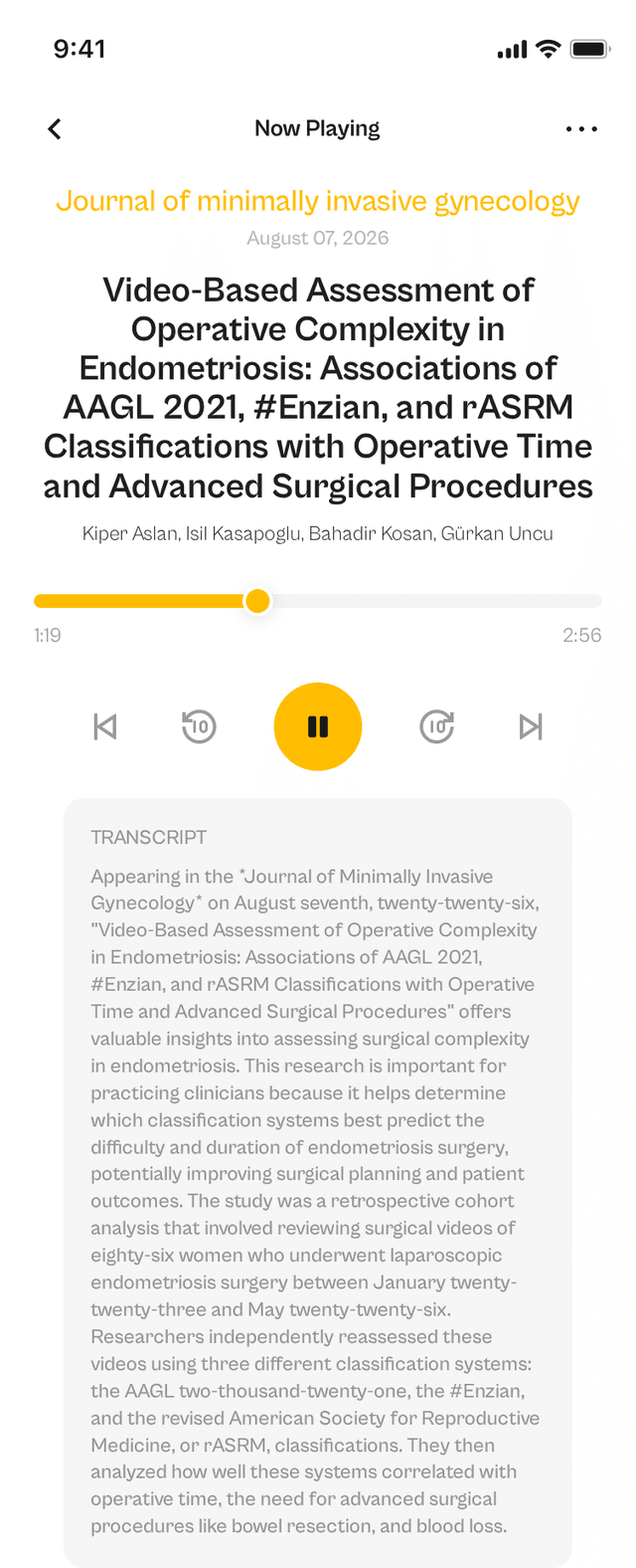 oslr App Interface