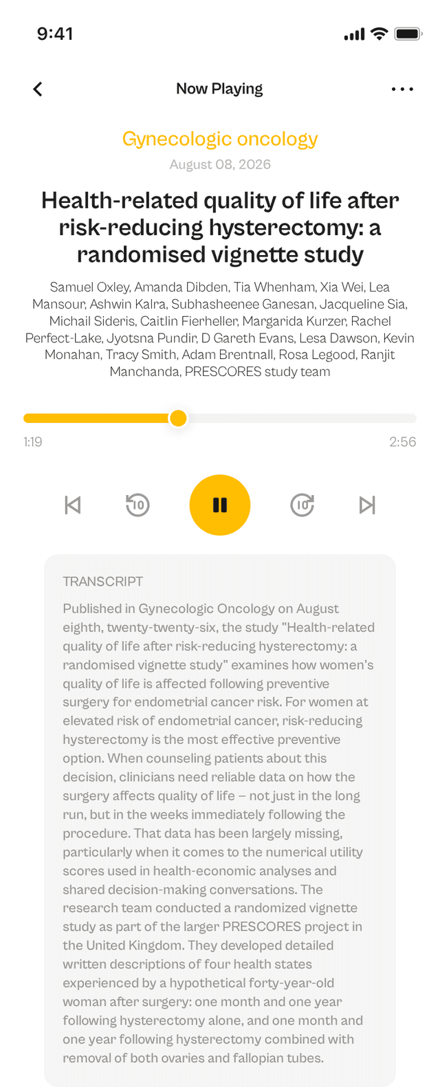 oslr App Interface
