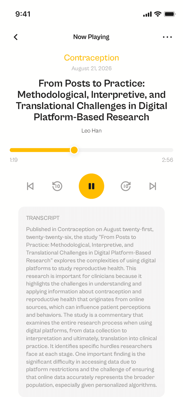 oslr App Interface
