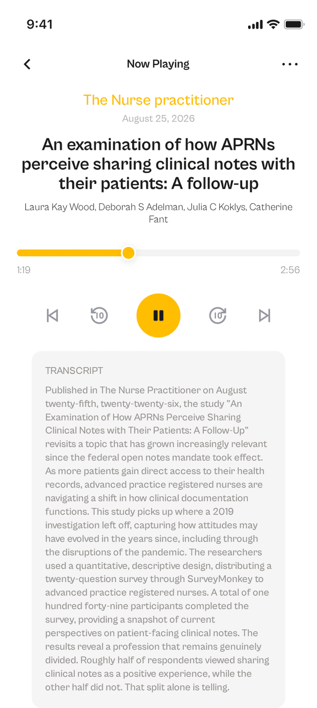 oslr App Interface