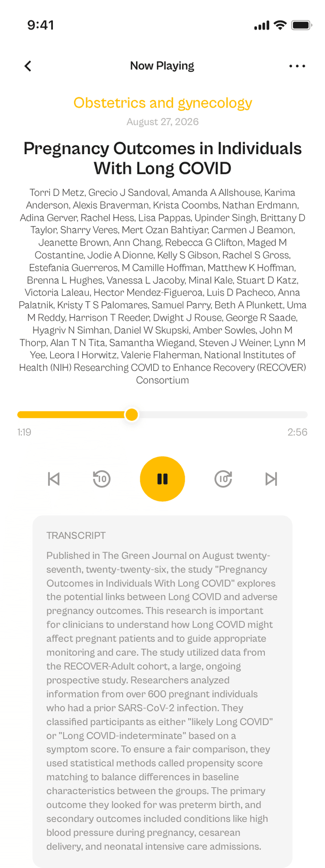 oslr App Interface