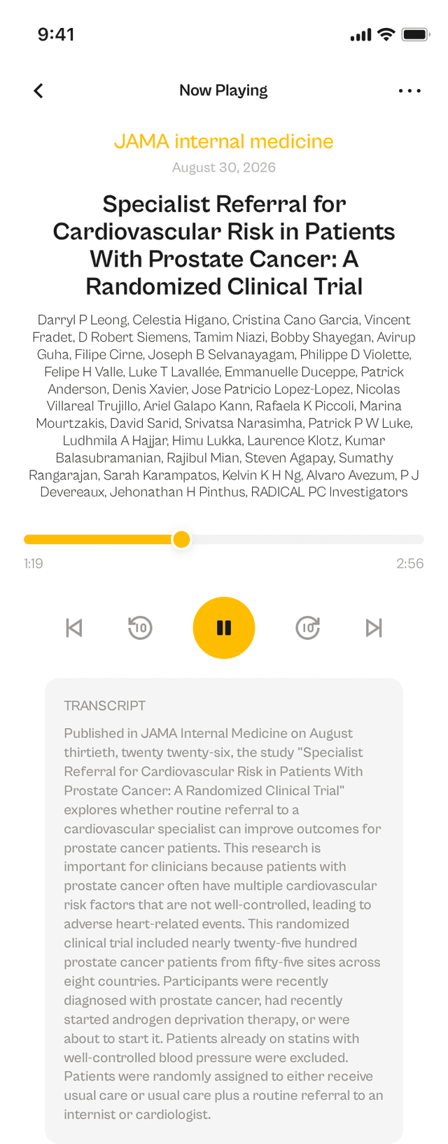 oslr App Interface