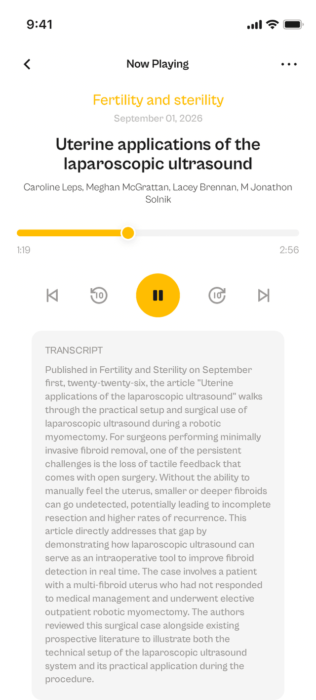 oslr App Interface
