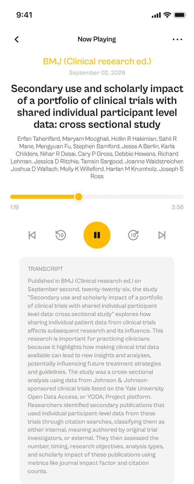 oslr App Interface