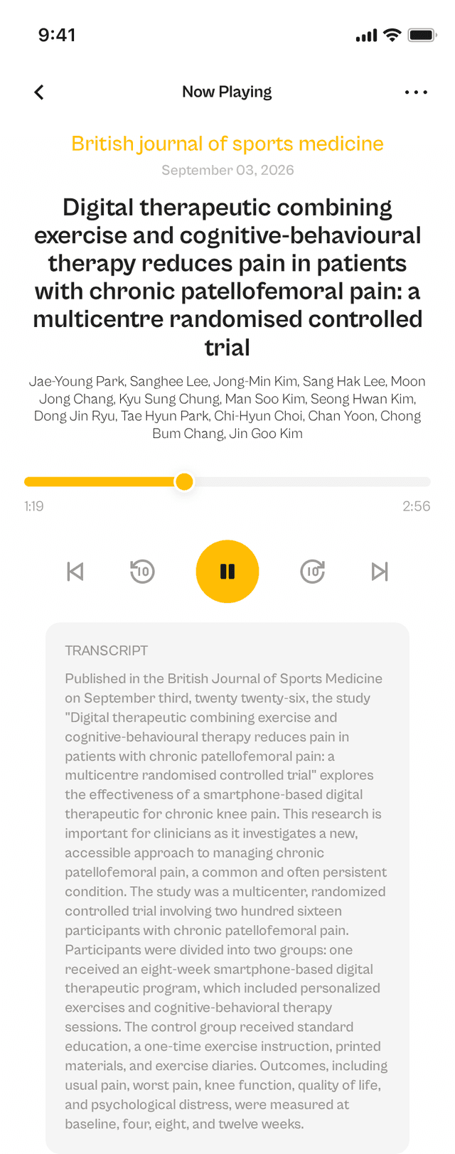 oslr App Interface