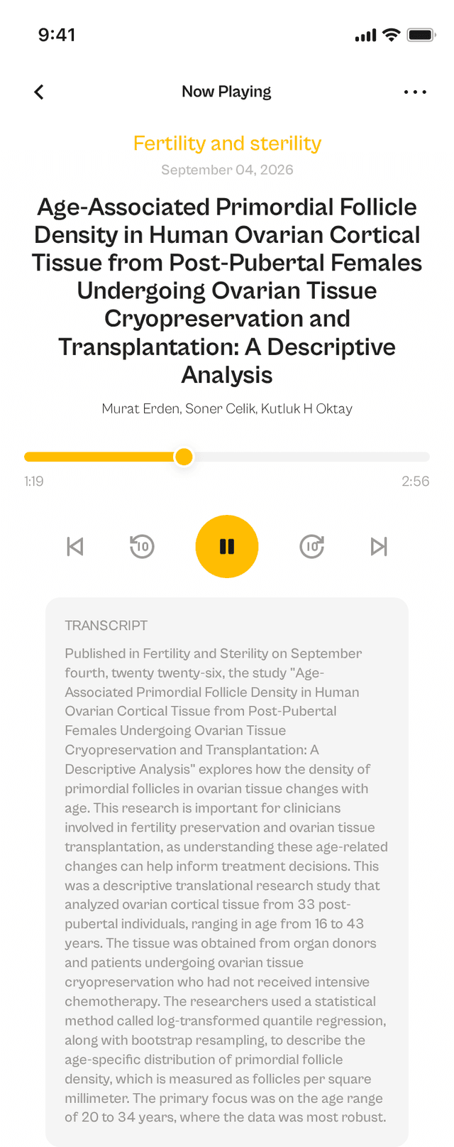 oslr App Interface