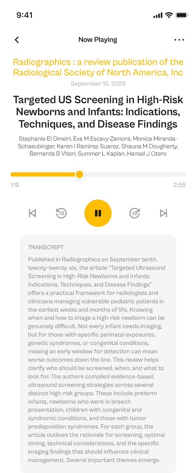 oslr App Interface