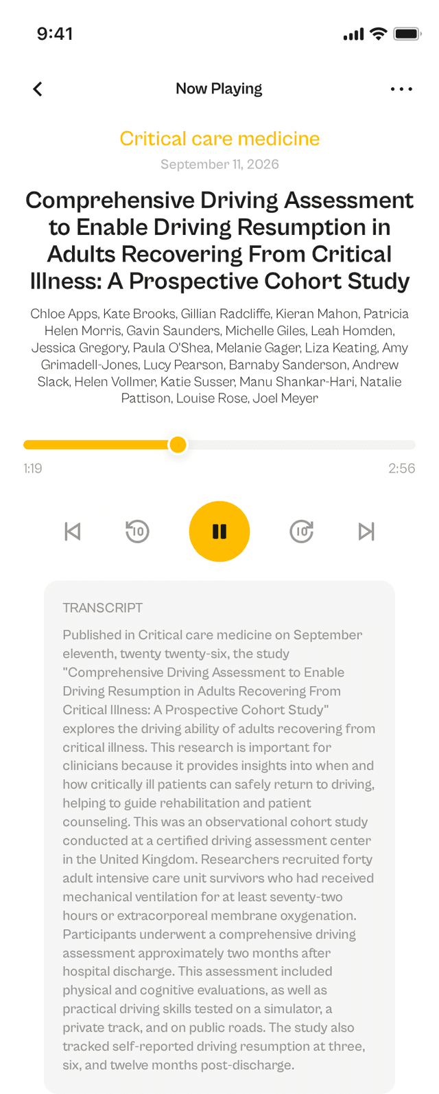 oslr App Interface