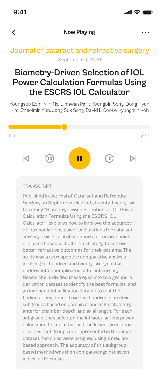 oslr App Interface