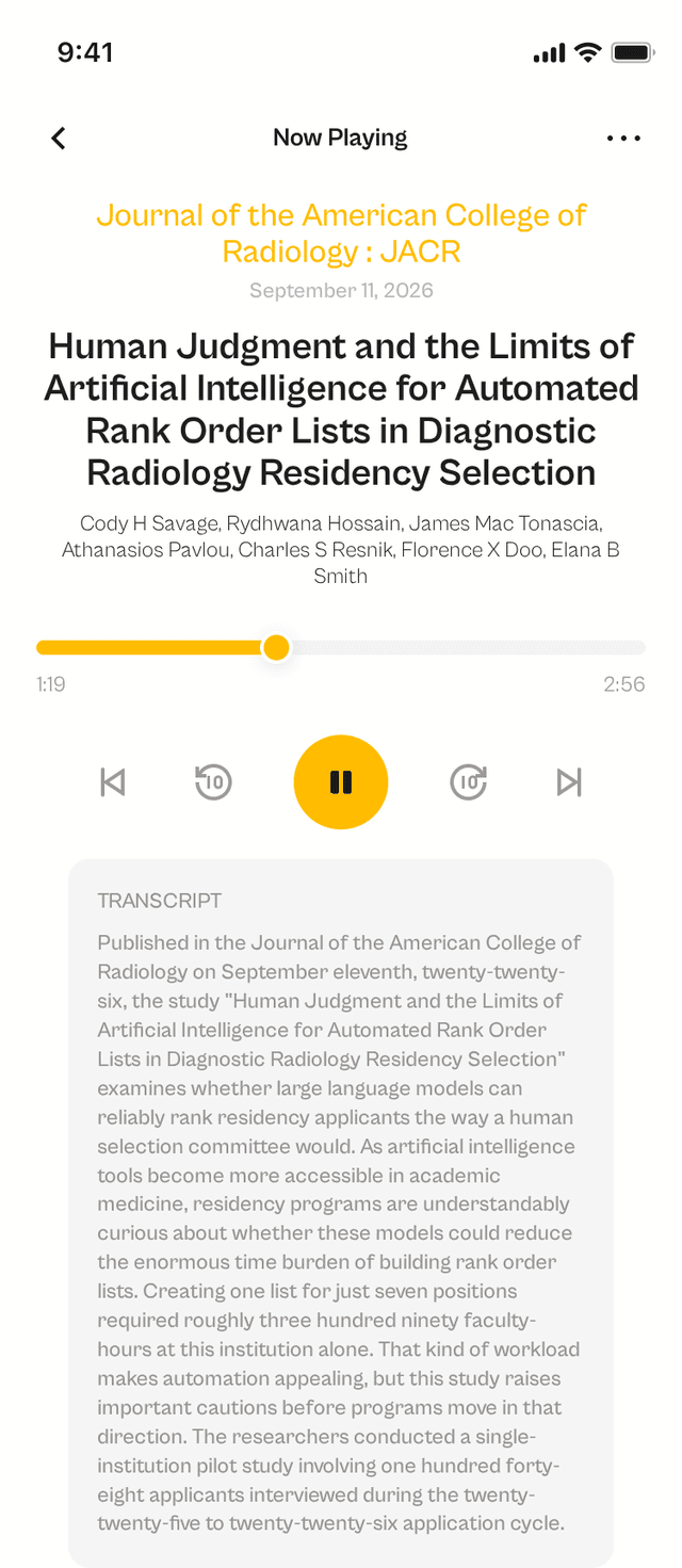oslr App Interface