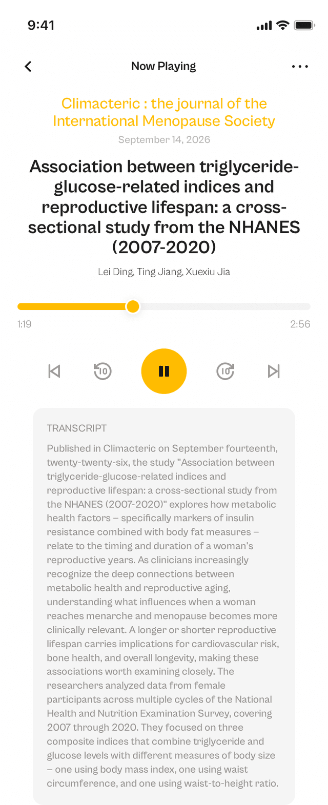 oslr App Interface