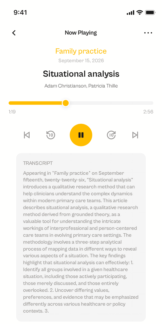 oslr App Interface
