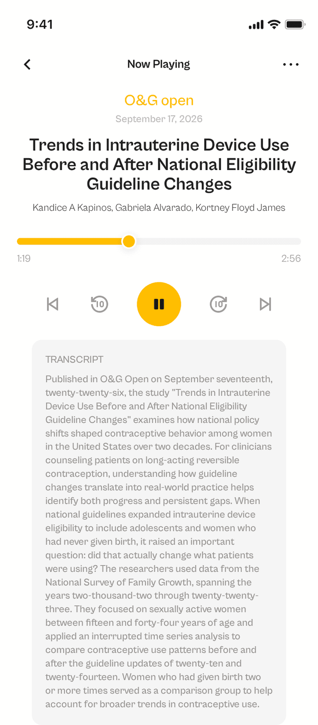 oslr App Interface