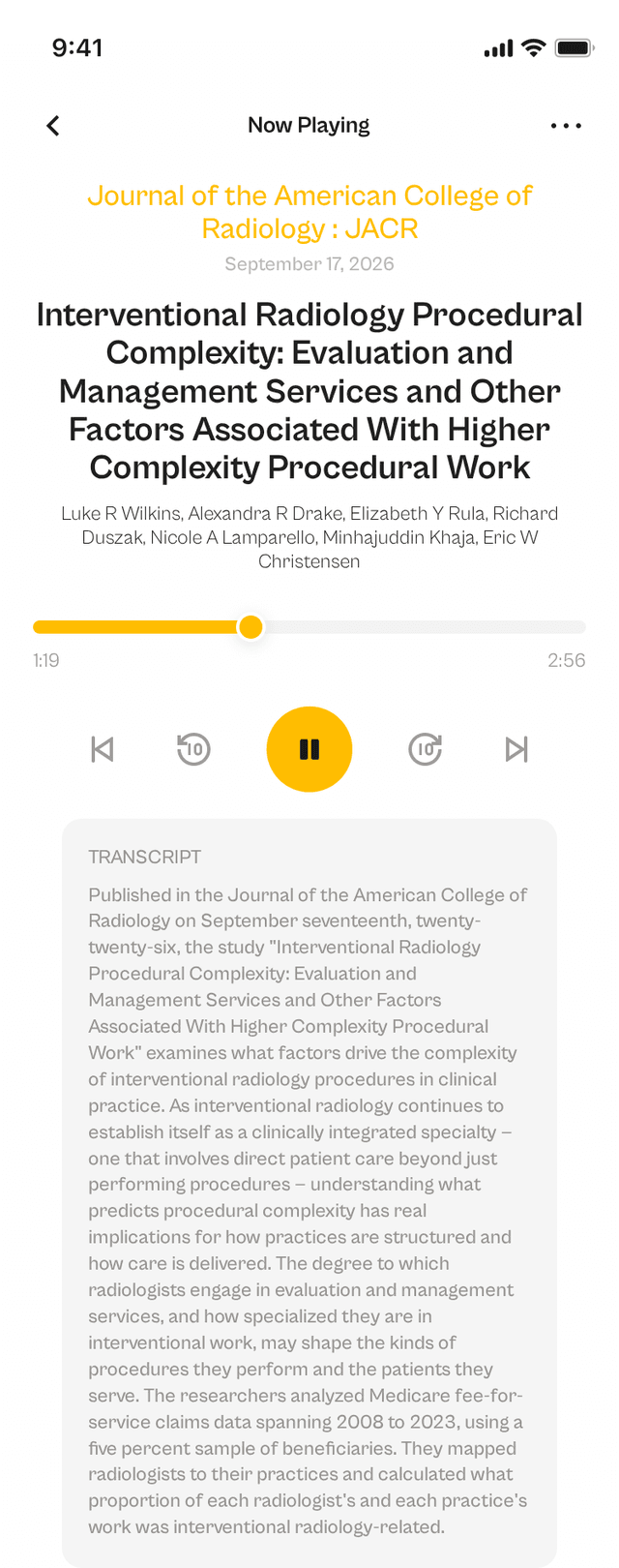 oslr App Interface