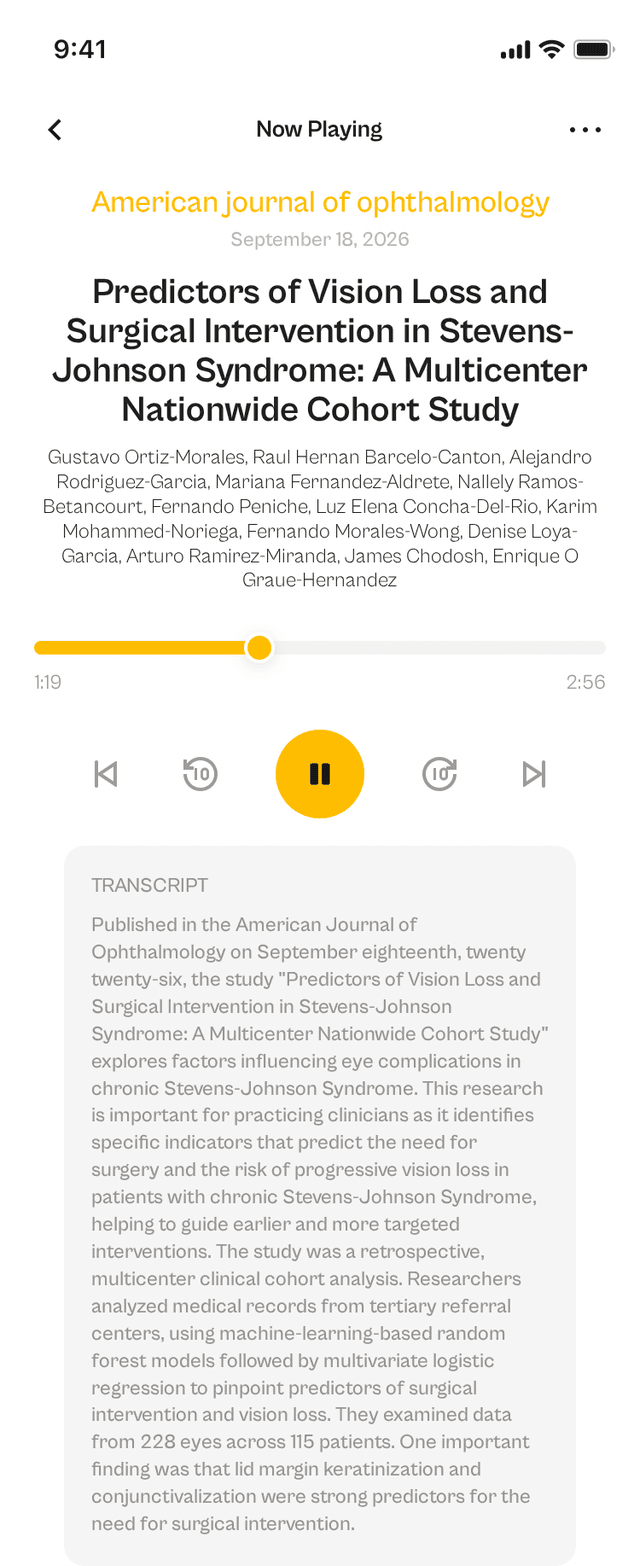 oslr App Interface