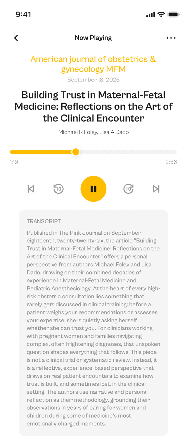 oslr App Interface