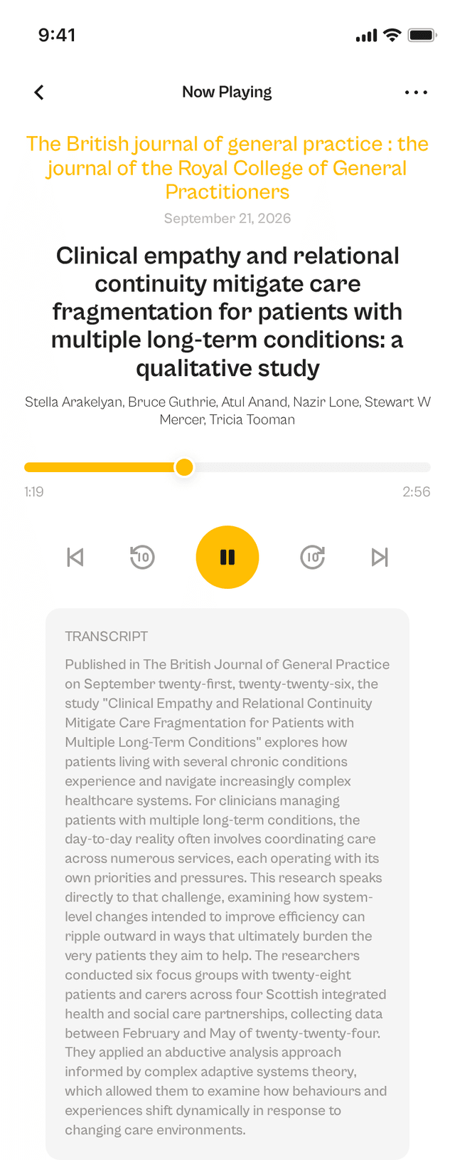 oslr App Interface