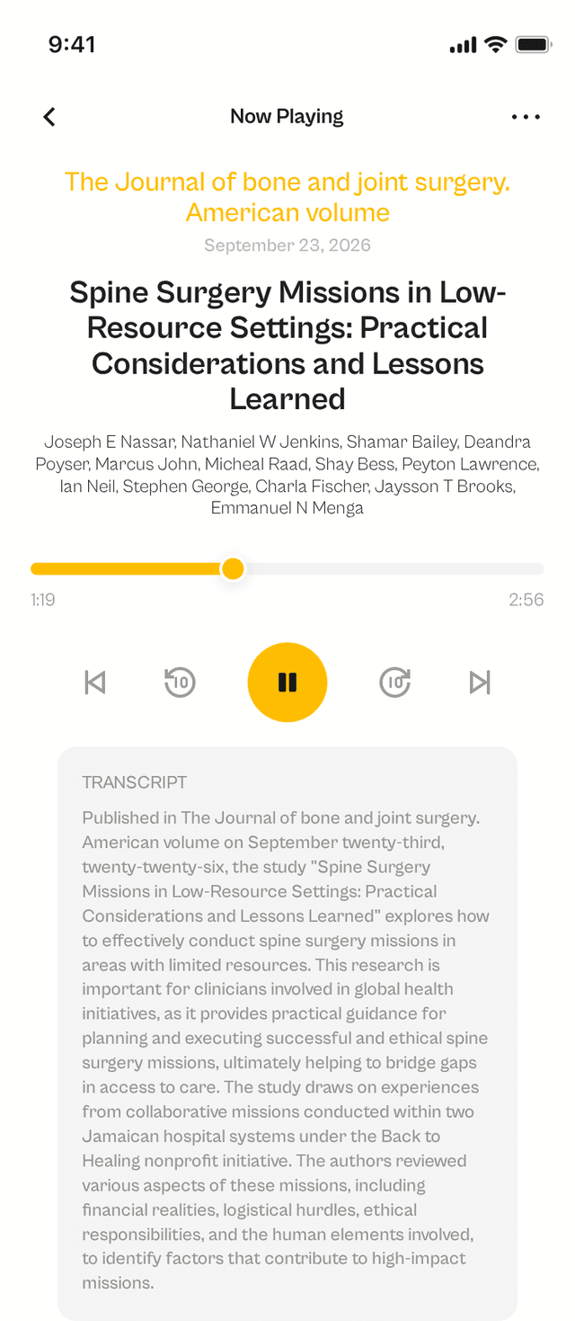 oslr App Interface