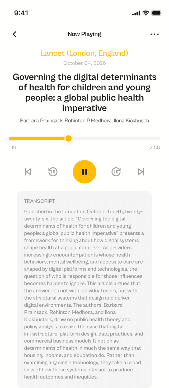 oslr App Interface