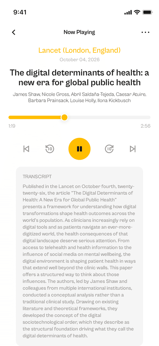 oslr App Interface